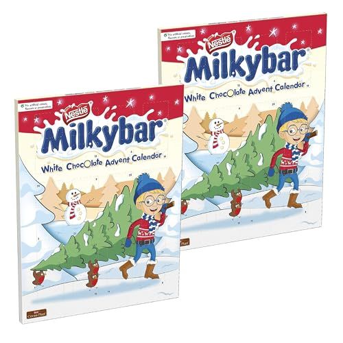 Milkybar 2x85g  Advent Calendar with Topline Card