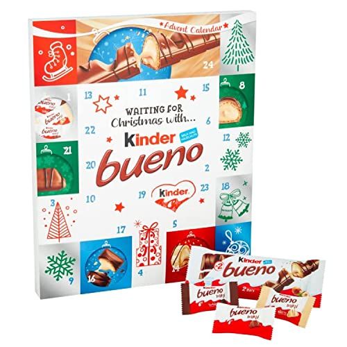 Kinder Bueno Advent Calendar Minis Selection 167g with Topline Card