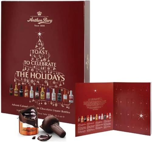 Anthon Berg 2024 Chocolate Liqueur Advent Calendar 375g with Topline Card