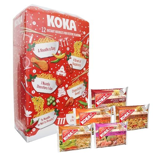 Koka Noodles Advent Calendar 12x85g with Topline Card