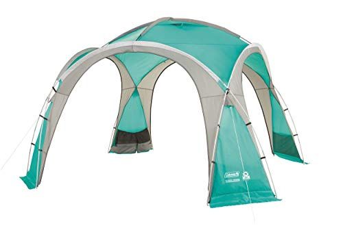 Coleman Gazebo Event Dome Shelter, L - 3,65M x 3,65M with Sun Protection SPF 50+, L, Blue