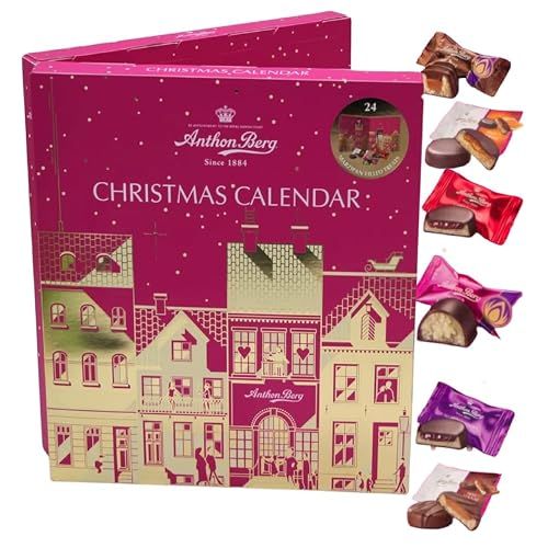 Liqueur Assorted Marzipan Advent Calendar 325g with Topline Card