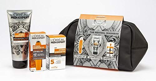 L'Oreal Men Expert The Revival Washbag 3-Piece Mens Toiletry Gift Set