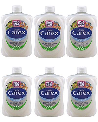 Carex Moisture plus Antibacterial Handwash Refill Bottles 500ml x 6 pack