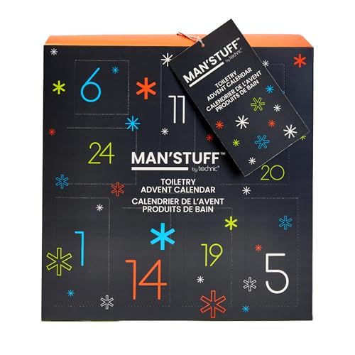 Man'Stuff Mens Grooming & Toiletries Advent Calendar with Topline Card