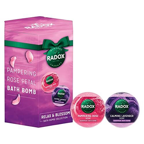 Radox Relax & Blossom Bath Bomb Collection Gift Set, 200g, Pack of 2