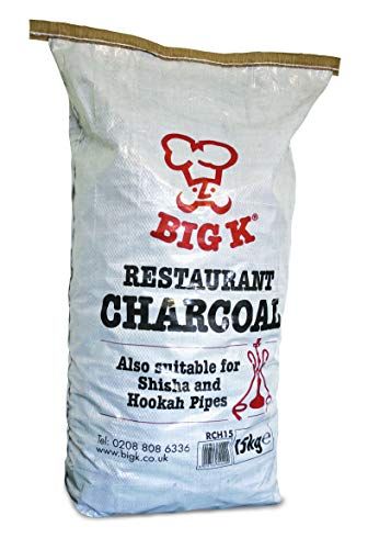 Big K El Cubano Restaurant Grade Charcoal, 15kg Bag Marabu Lumpwood Charcoal