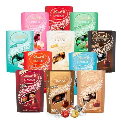 Randomly Selected 3 x 200g Assorted Irresistibly Smooth Truffles Chocolate Bulk with Topline Card