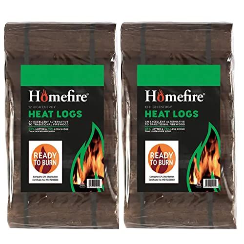 Homefire 24 Heat Logs + Topline Card