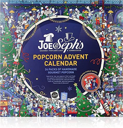 Topline “Where’s Joe & Seph?” Chocolate Popcorn Advent Calendar 175g with Topline Card