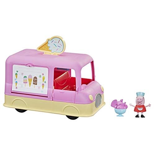 Peppa Pig Peppaâ€™s Adventures Peppaâ€™s Ice Cream Van Vehicle Pre-school Toy, Speech and Sounds, Ages 3 and Up