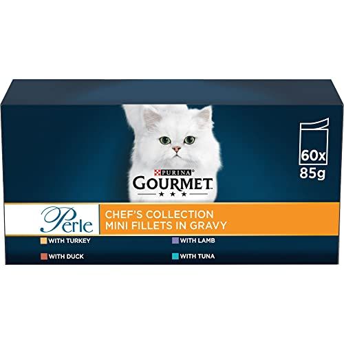 Gourmet Mini Fillets in Gravy Chicken Wet Food Pouch for Adult Cat, 26 x 85 g