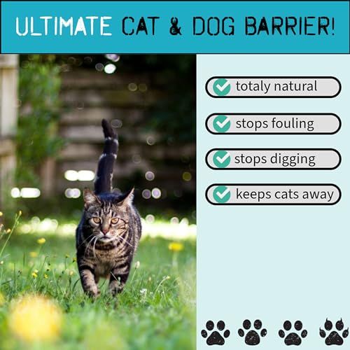 Dog & Cat Repellent for Garden Bundle - 500g Silent Roar Cat Repellent Lion Manure Pellets & Dog Cat Deterrent Scatter Granules 750g Cat Scarer with Topline Card. Keep Cats Away from Garden