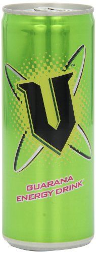 V Energy Sparkling Guarana Energy Drink - 24 x 250ml Cans - Made with Vitamins, Sugar and Sweeteners - Energy Drink with Guarana and Caffeine - Contains B Vitamins - Repair and Revitalise Your Body