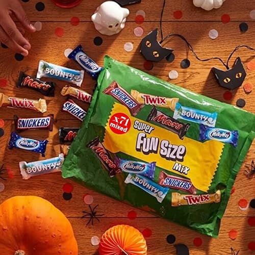 Fun Size Multipack 71 Minis Chocolate Bars 1425g + Topline Card