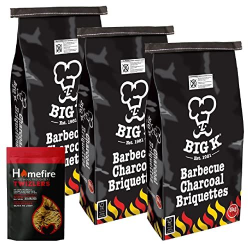 Big K 3 x 3kg Briquettes & 300g Twizlers + Topline Card.