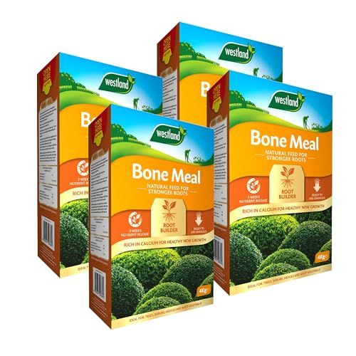 Bone Meal Plant Feed Fertiliser Pack of 4x4kg with Topline Card