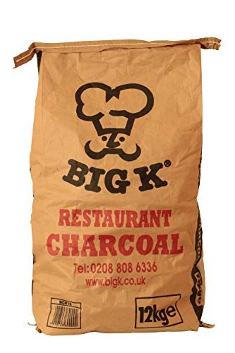 Big K Real Holzkohle Grillkohle, aus Hartholz, RestaurantqualitÃ¤t, fÃ¼r BBQ, Grillen, Ã–fen und Pizza-Backofen & Tigerbox-SicherheitszÃ¼ndhÃ¶lzer