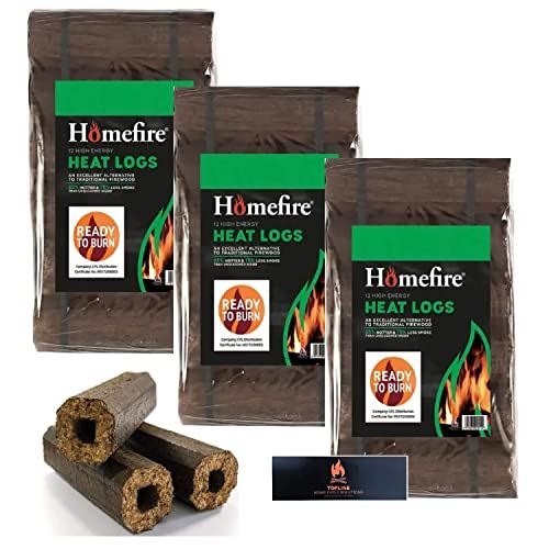 Homefire 36 Heat Logs + Topline Matches