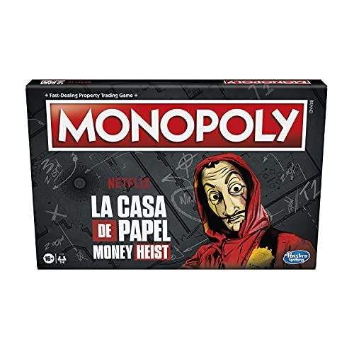 Monopoly: Netflix House of Money/La Casa de Papel Edition Board Game for Adults and Teenagers, from 16 Years, English Version