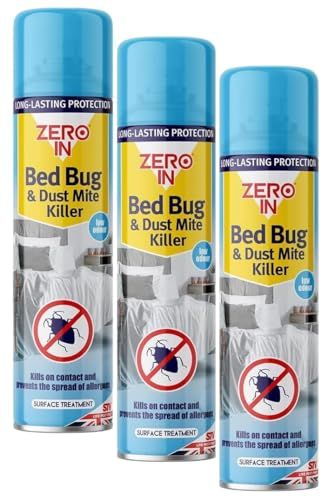 Advanced Bed Bug & Dust Mite Killer - Protection from Bed Bugs, Dust Mites, fleas and Acaid