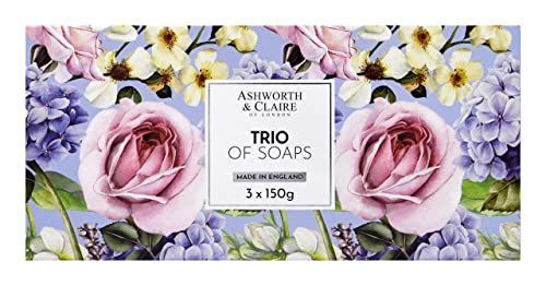 Ashworth & Claire Trio Of Soaps Gift Set (3 X 150g)