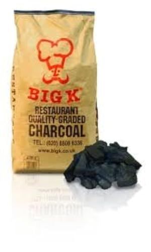 Big K Restaurant Grade Lumpwood Charcoal 15Kg.